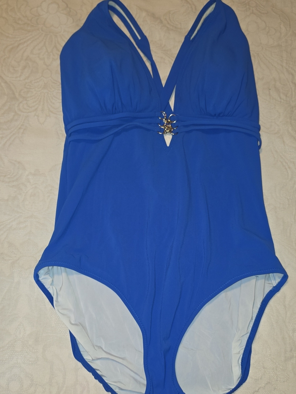 Profile By Gottex Royal Blue One-Piece Swimsuit